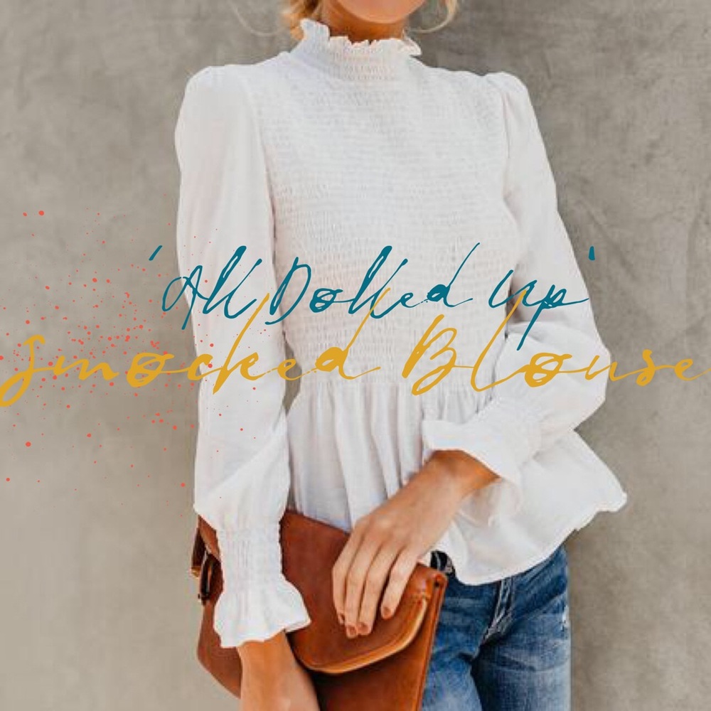 ‘All Dolled Up’ Smocked Blouse